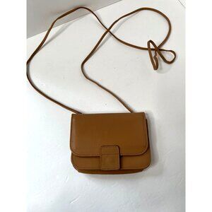 Genuine Leather Mini Crossbody Purse Brazil Vintage 70s 80s Handmade